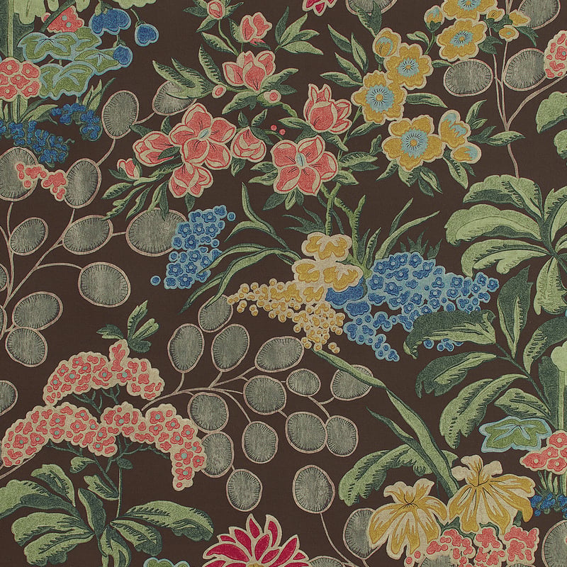 F942037 Thibaut Brown Fabric