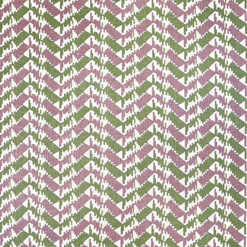 F945005 Thibaut Lavender and Green Fabric