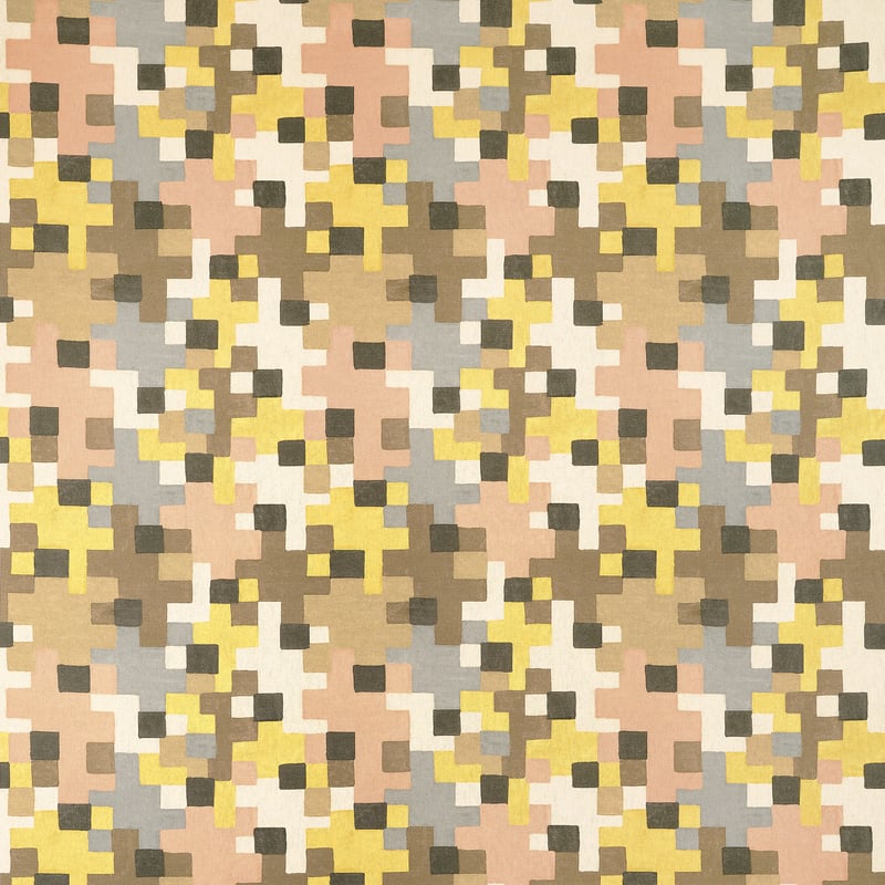 F945043 Thibaut Apricot and Ginger Fabric