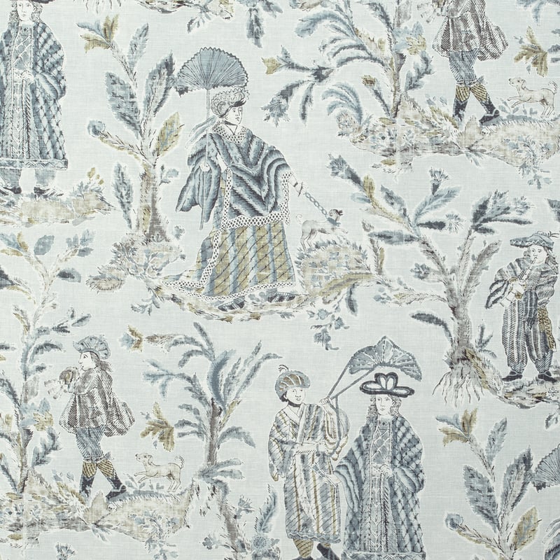 F972576 Thibaut Grey Fabric