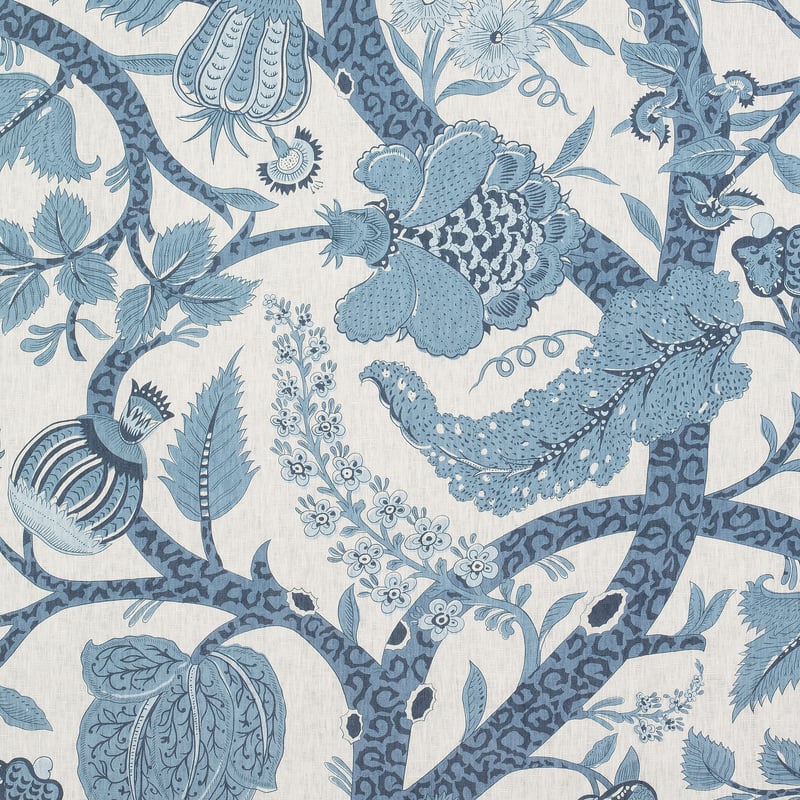 F972624 Thibaut Blue Fabric