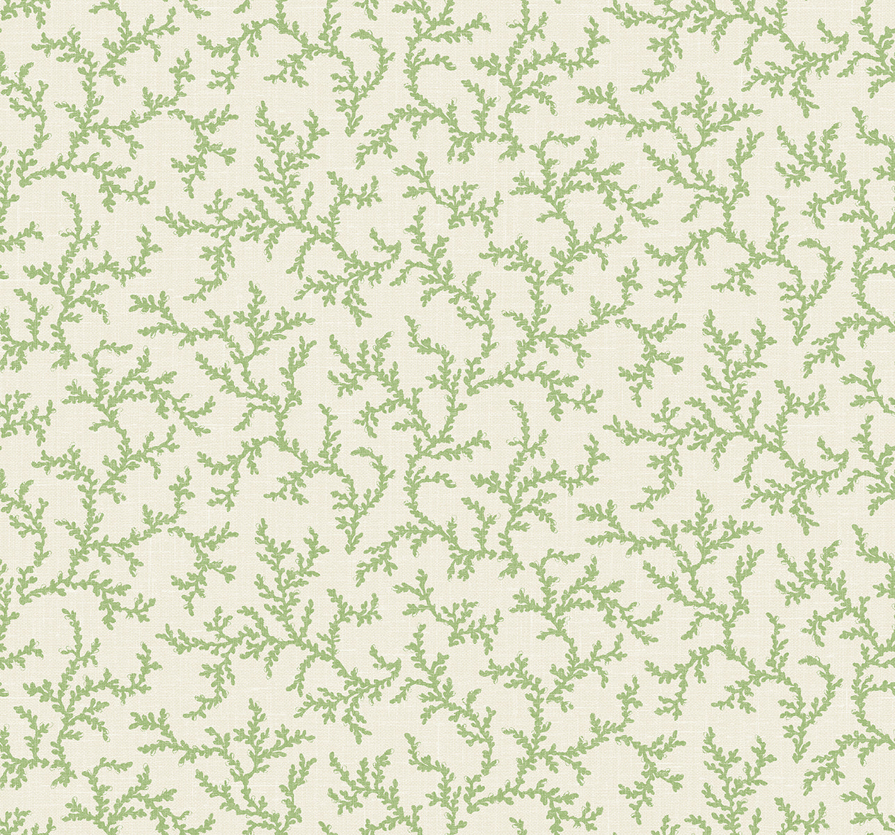 FC62104 Seabrook Designs French Country Wallpaper Corail Herb