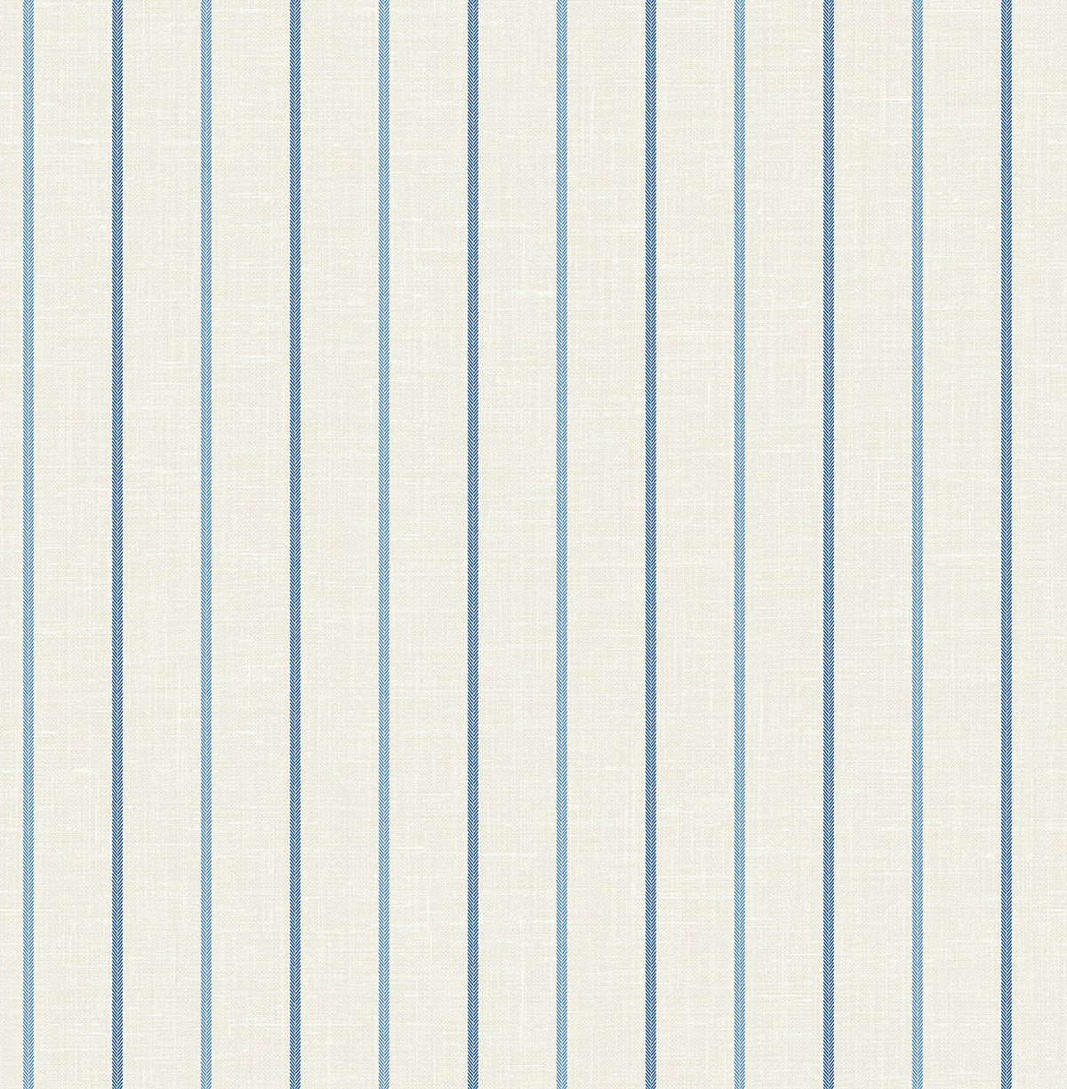 FC62502 Seabrook Designs French Country Wallpaper Andree Stripe French Blue & Denim Wash