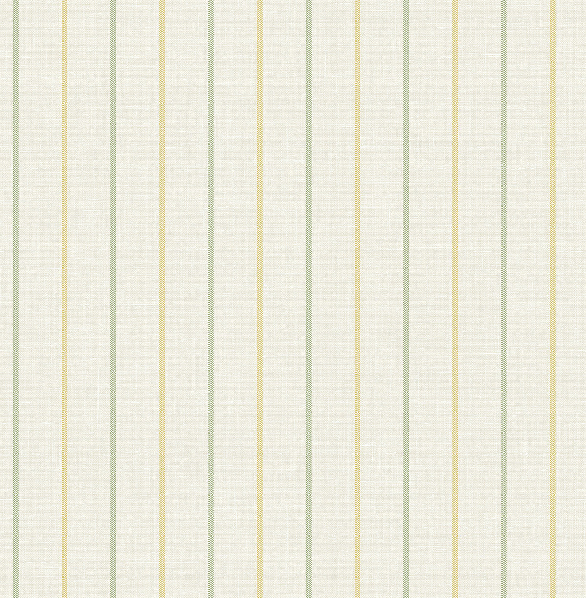FC62504 Seabrook Designs French Country Wallpaper Andree Stripe Dandelion & Pomme