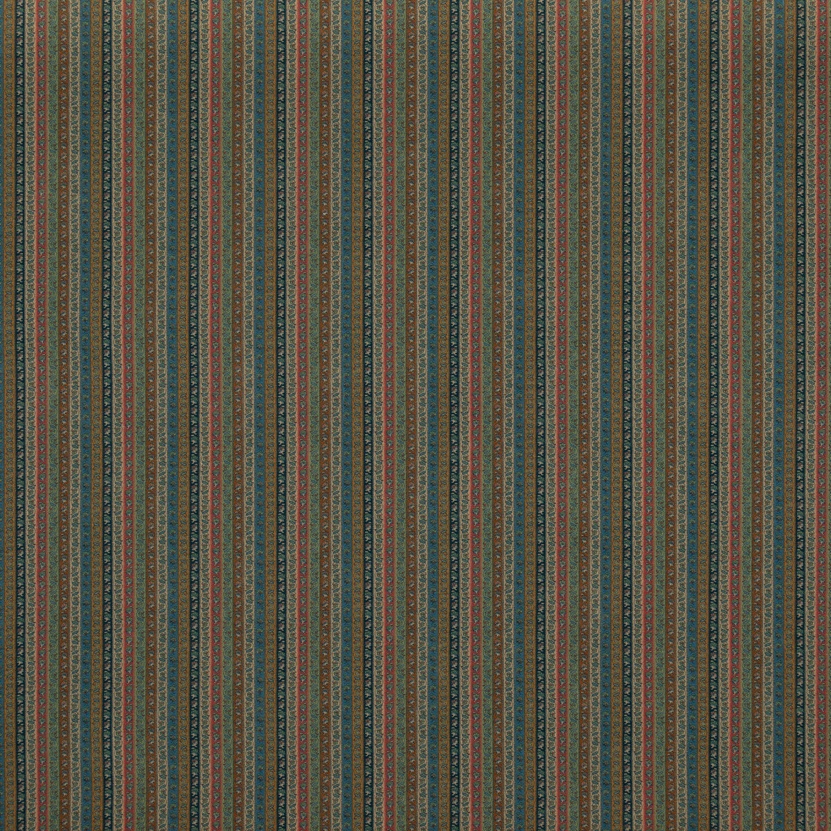 FD2007-R11 WILDE STRIPE TEAL MULBERRY UPHOLSTERY