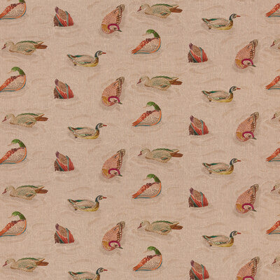 FD2023-T46 DUCK POND JEWEL MULBERRY Fabrics Drapery Upholstery