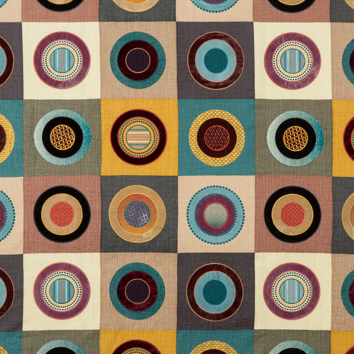 FD267-Y101 DRESS CIRCLE MULTI MULBERRY DRAPERY