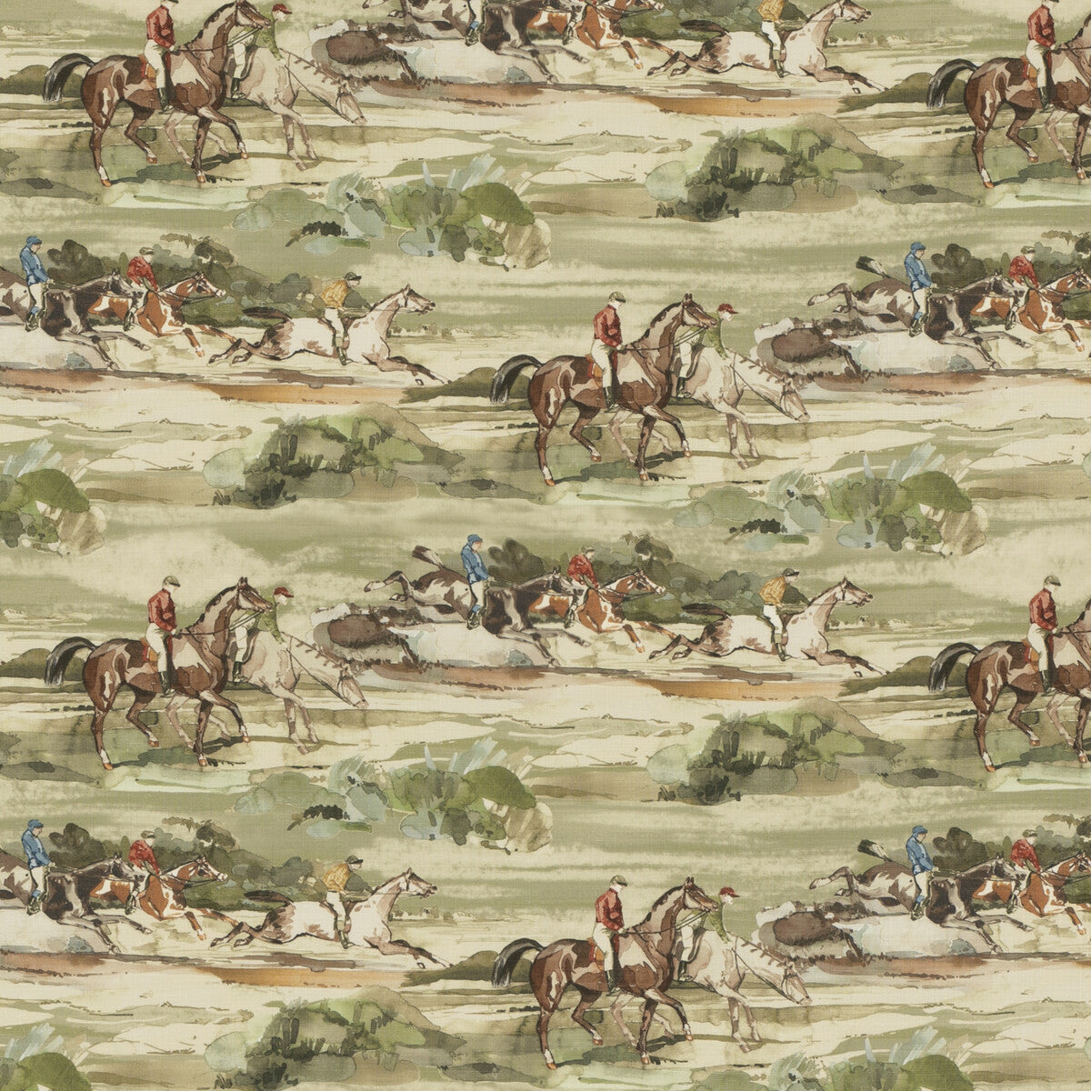 FD294-J52 MORNING GALLOP LINEN ANTIQUE MULBERRY Fabrics Drapery Upholstery