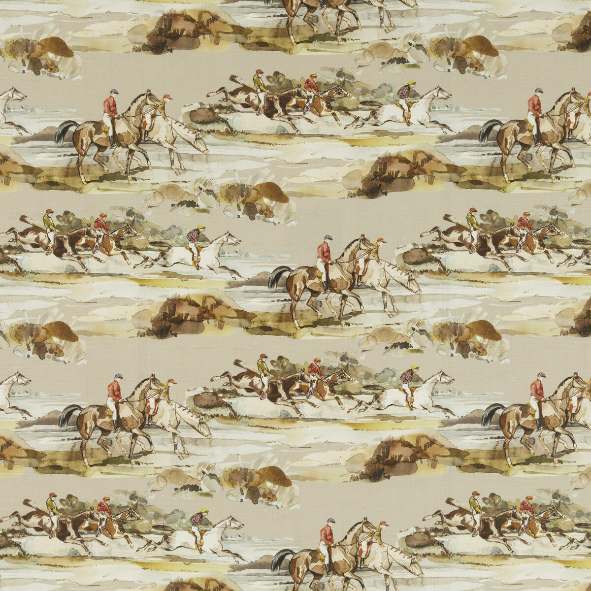 FD295-A46 MORNING GALLOP VELVET GREY/SAND MULBERRY Fabrics Drapery Upholstery