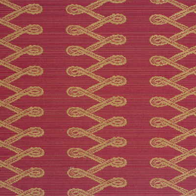 FD590-V106 TUNIC STRIPE RED MULBERRY Fabrics Drapery Upholstery