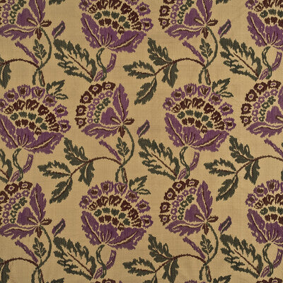 FD670-V91 ORIANA SILK DAMSON/RED MULBERRY Fabrics Drapery Upholstery