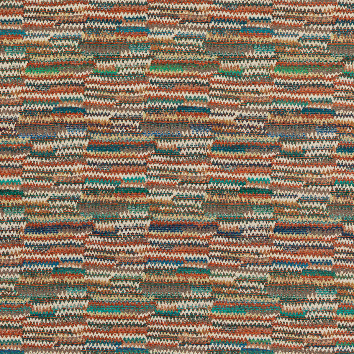 FD781-T69 LANDSCAPE TEAL/SPICE MULBERRY Fabrics Drapery Upholstery