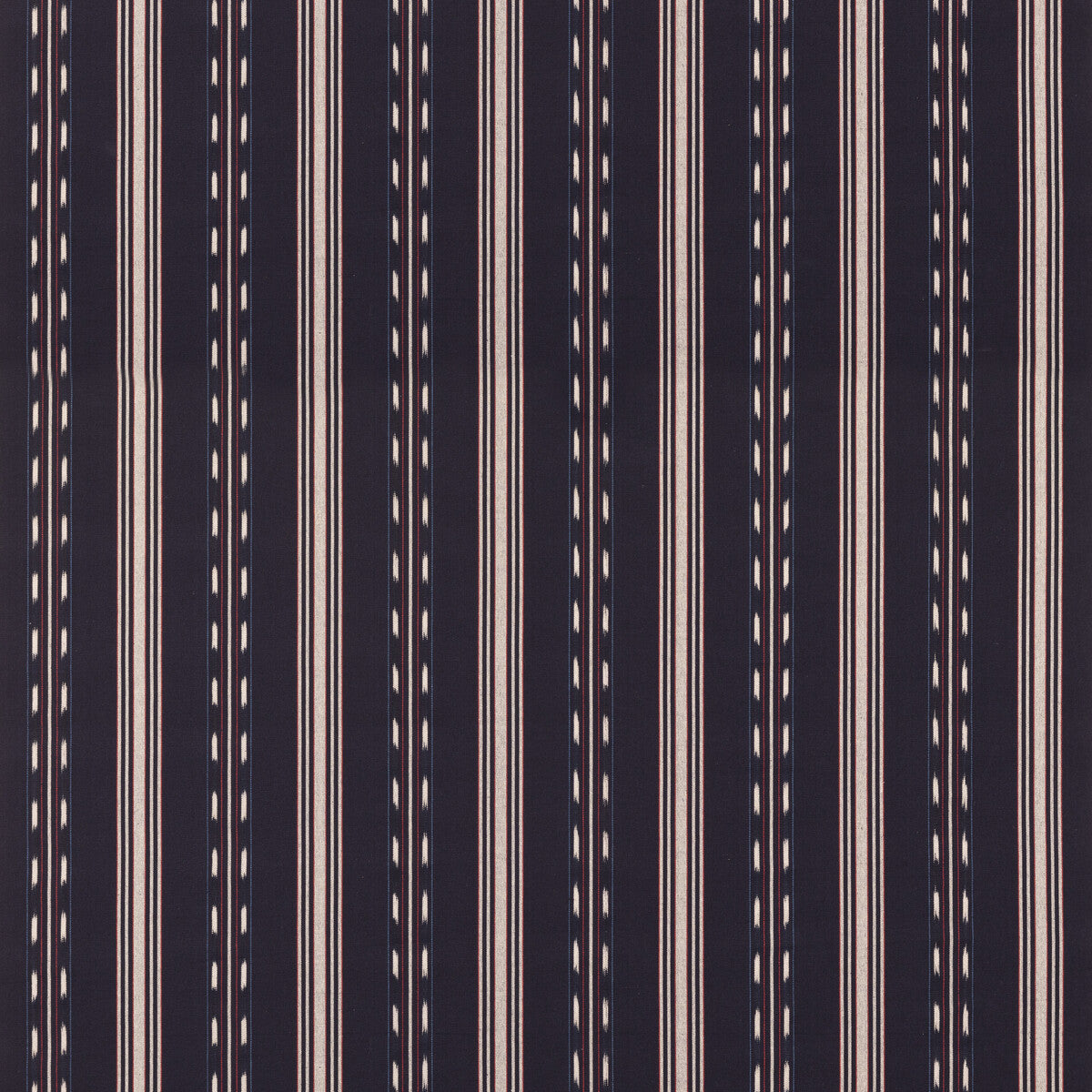 FD830-G103 EASTWIND STRIPE INDIGO/RED MULBERRY Fabrics Drapery Upholstery