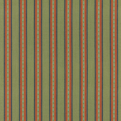 FD847-S16 COUNTRY STRIPE EMERALD MULBERRY Fabrics Drapery Upholstery