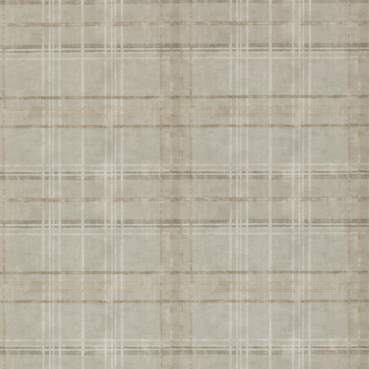 FG086-A15 SHETLAND PLAID WOODSMOKE MULBERRY Wallpaper