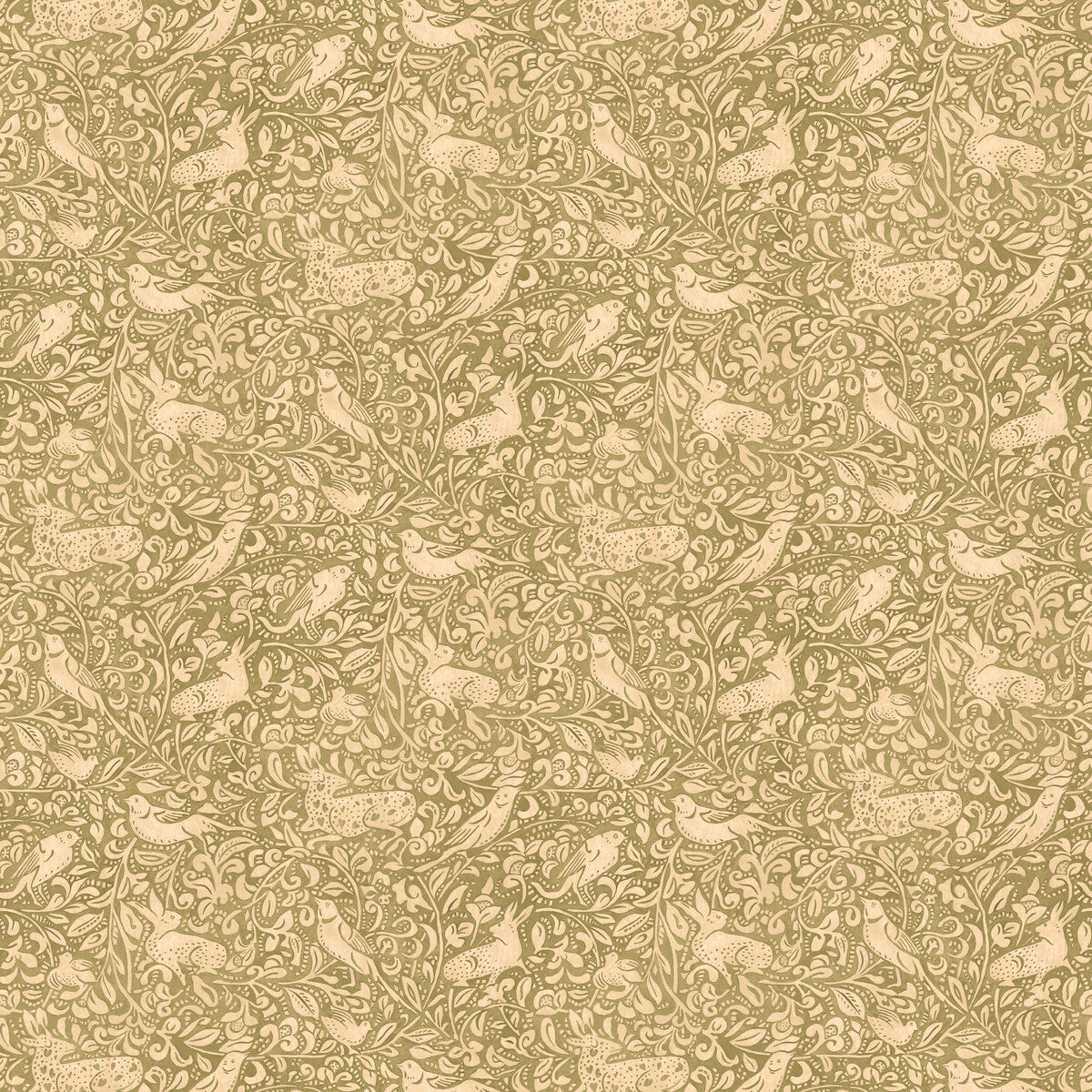 FG110-R107 HEDGEROW MOSS MULBERRY Wallpaper