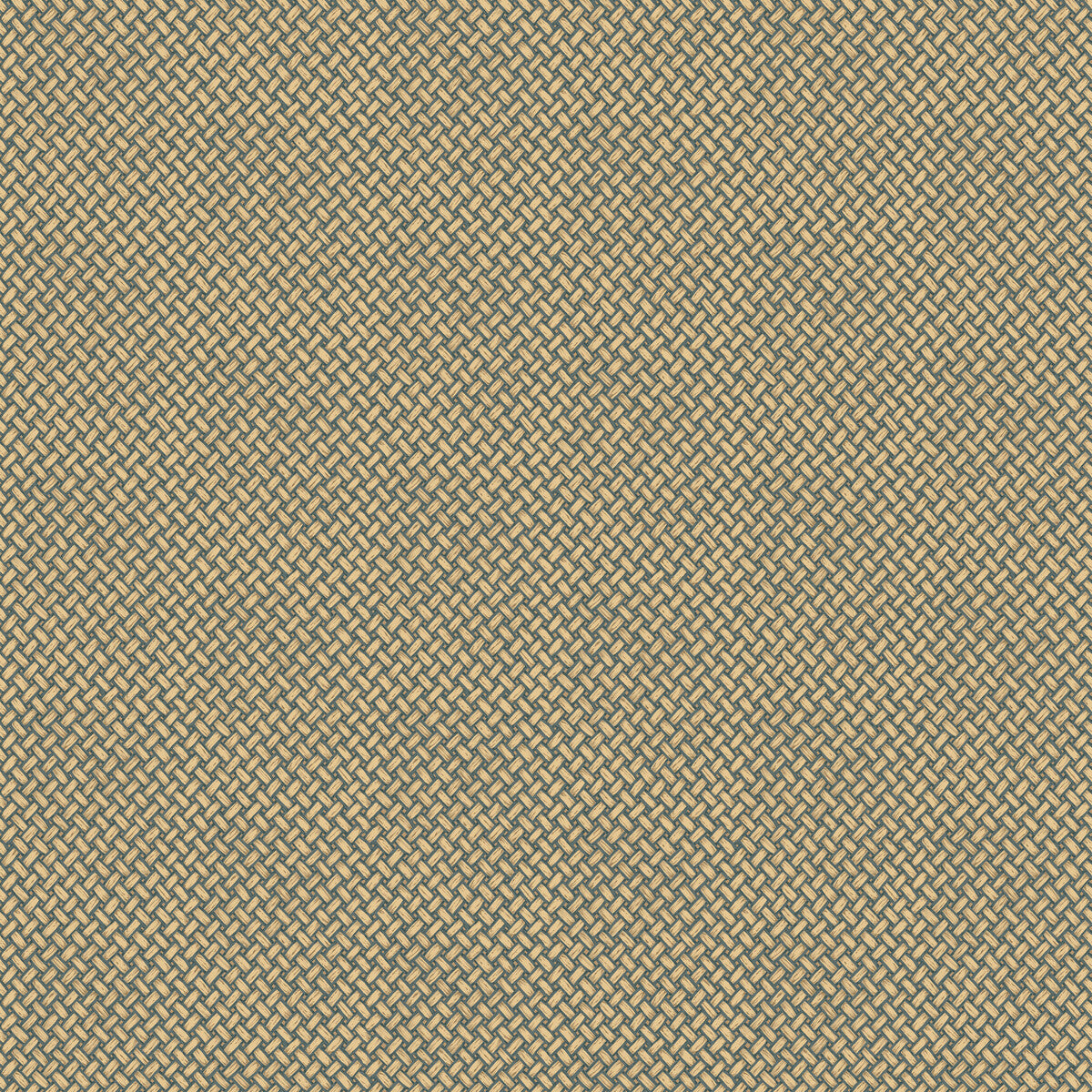 FG112-R11 BASKETWEAVE TEAL MULBERRY Wallpaper