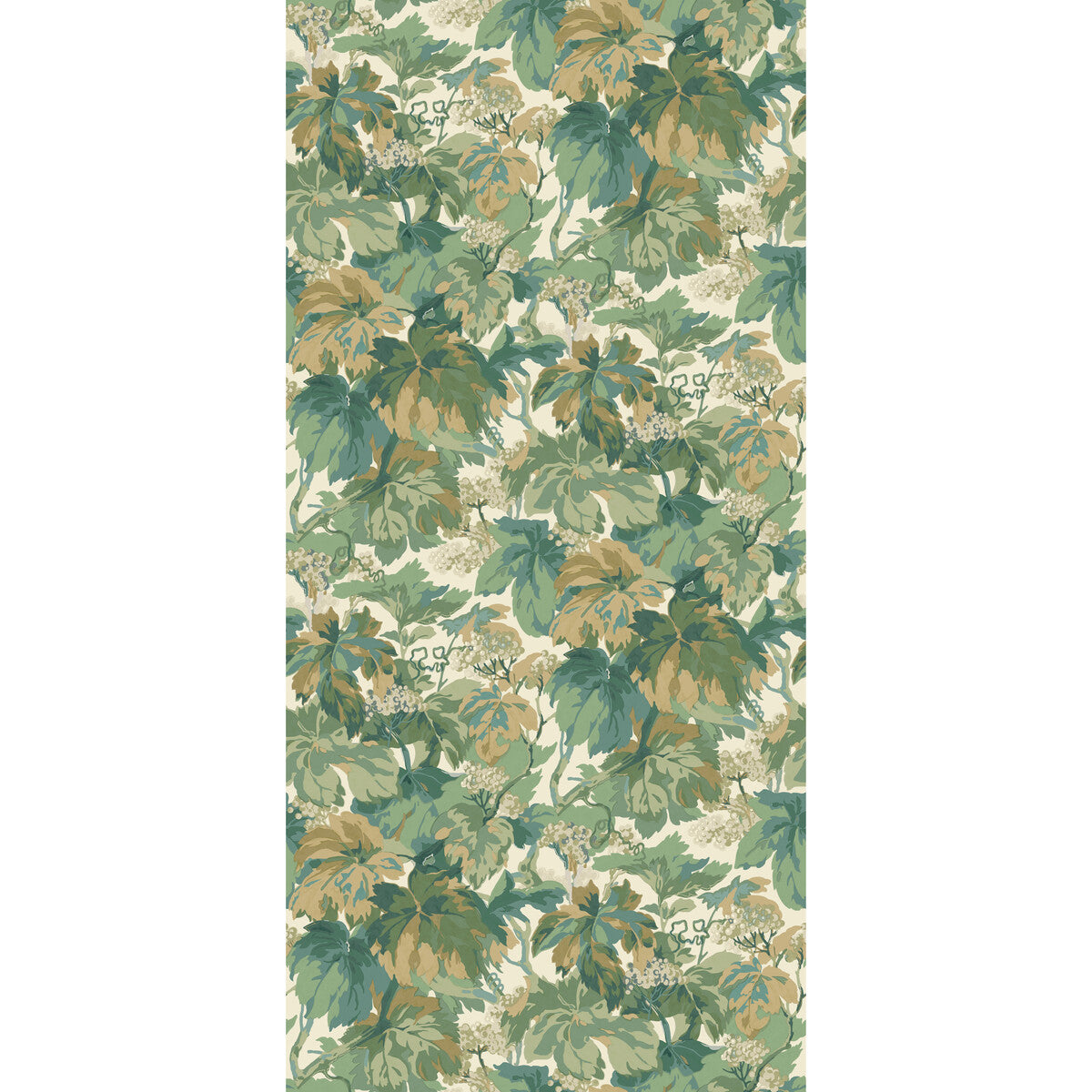 FG123-S16 COUNTRY WALK EMERALD MULBERRY Wallpaper