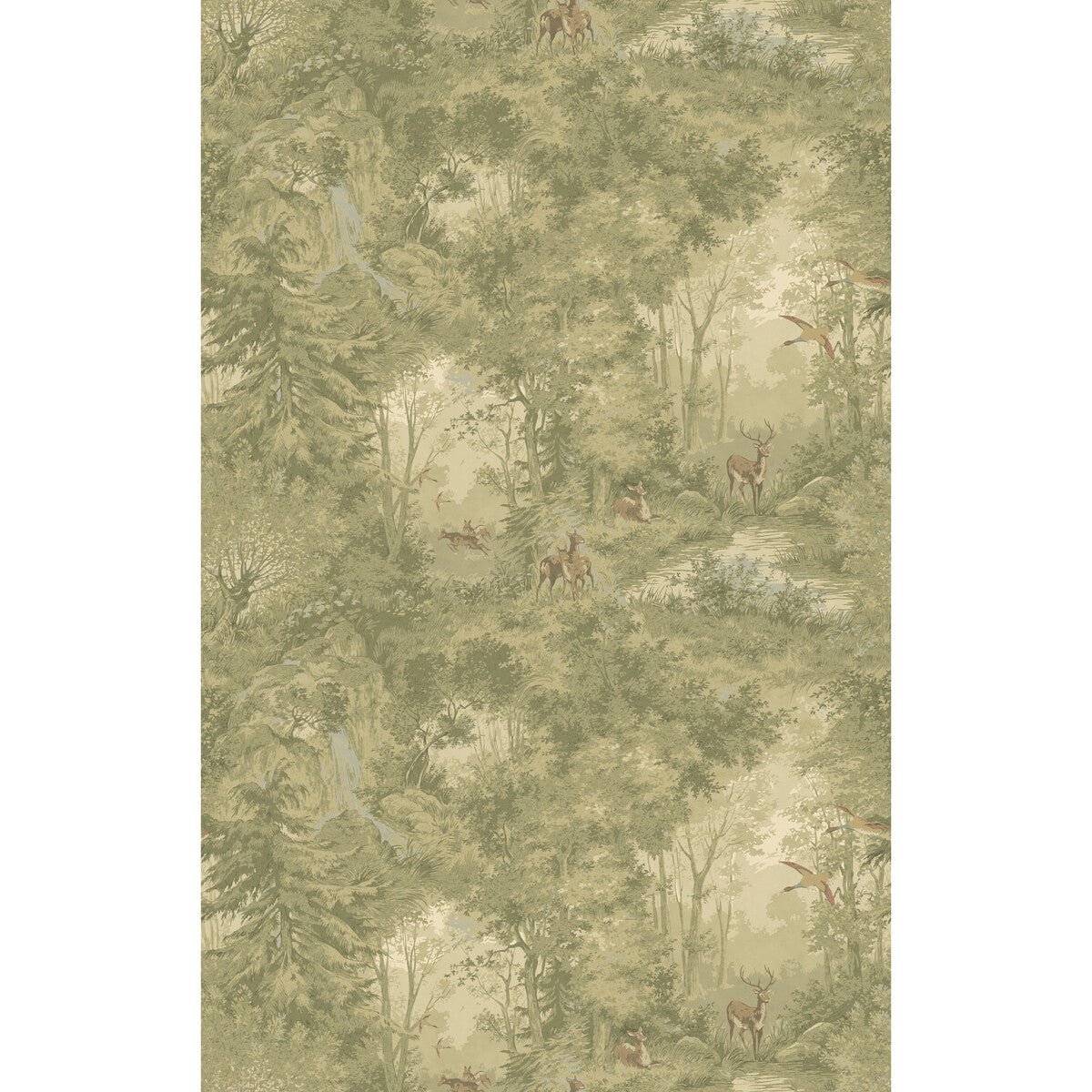 FG124-A52 MULBERRY WOODLAND MISTY MORNING MULBERRY Wallpaper