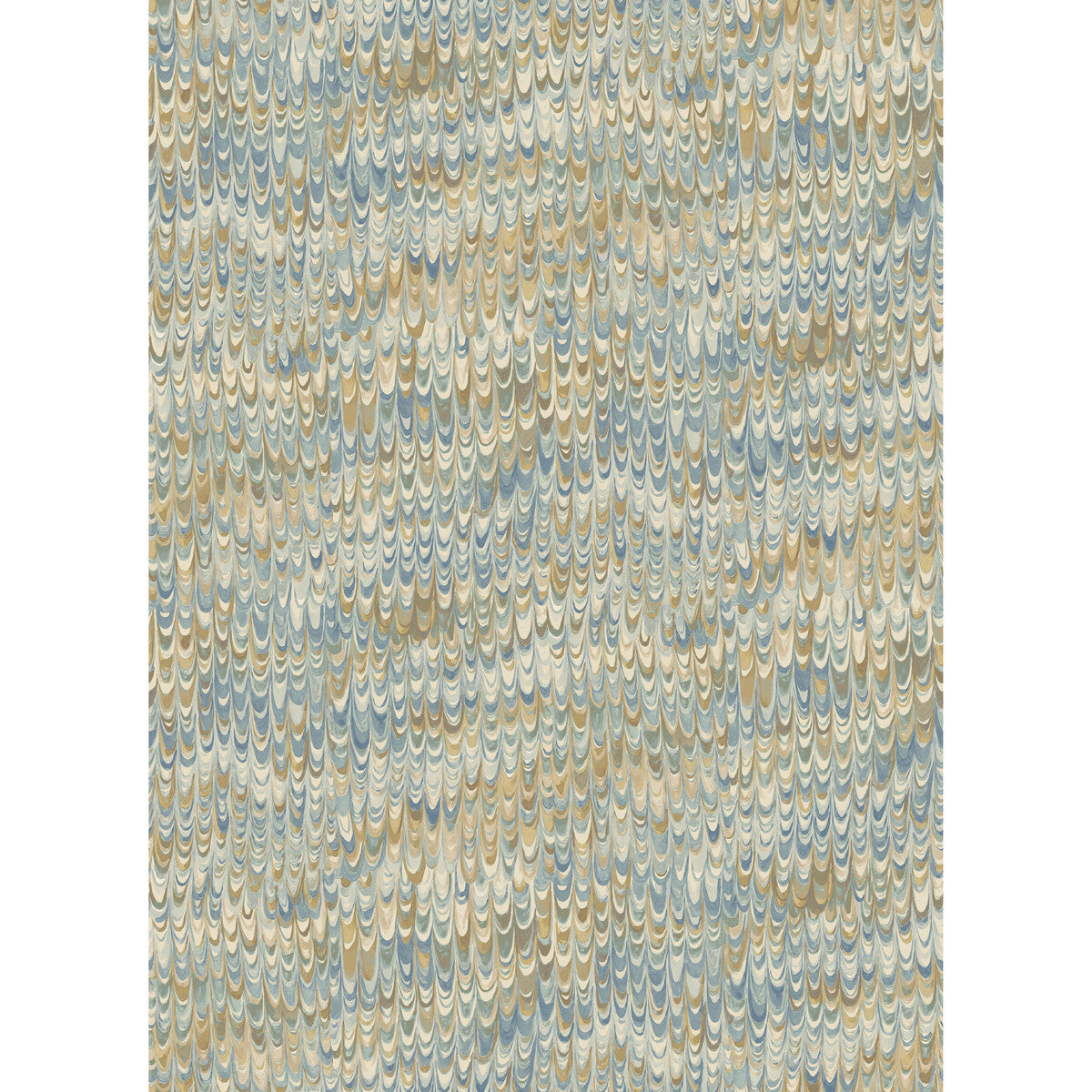FG126-H59 END PAPER BLUE/SAND MULBERRY Wallpaper