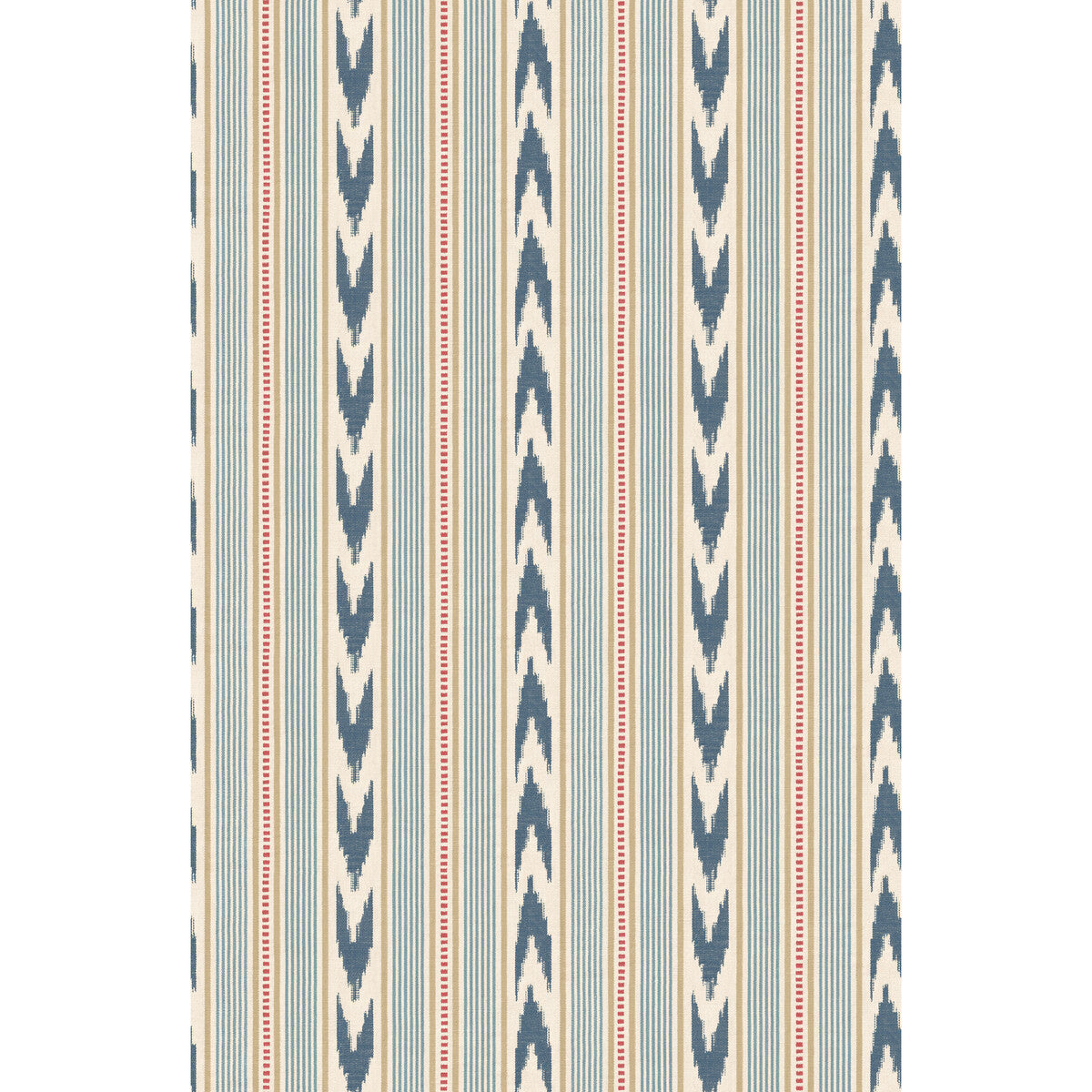 FG127-G103 NEWPORT STRIPE BLUE/RED MULBERRY Wallpaper