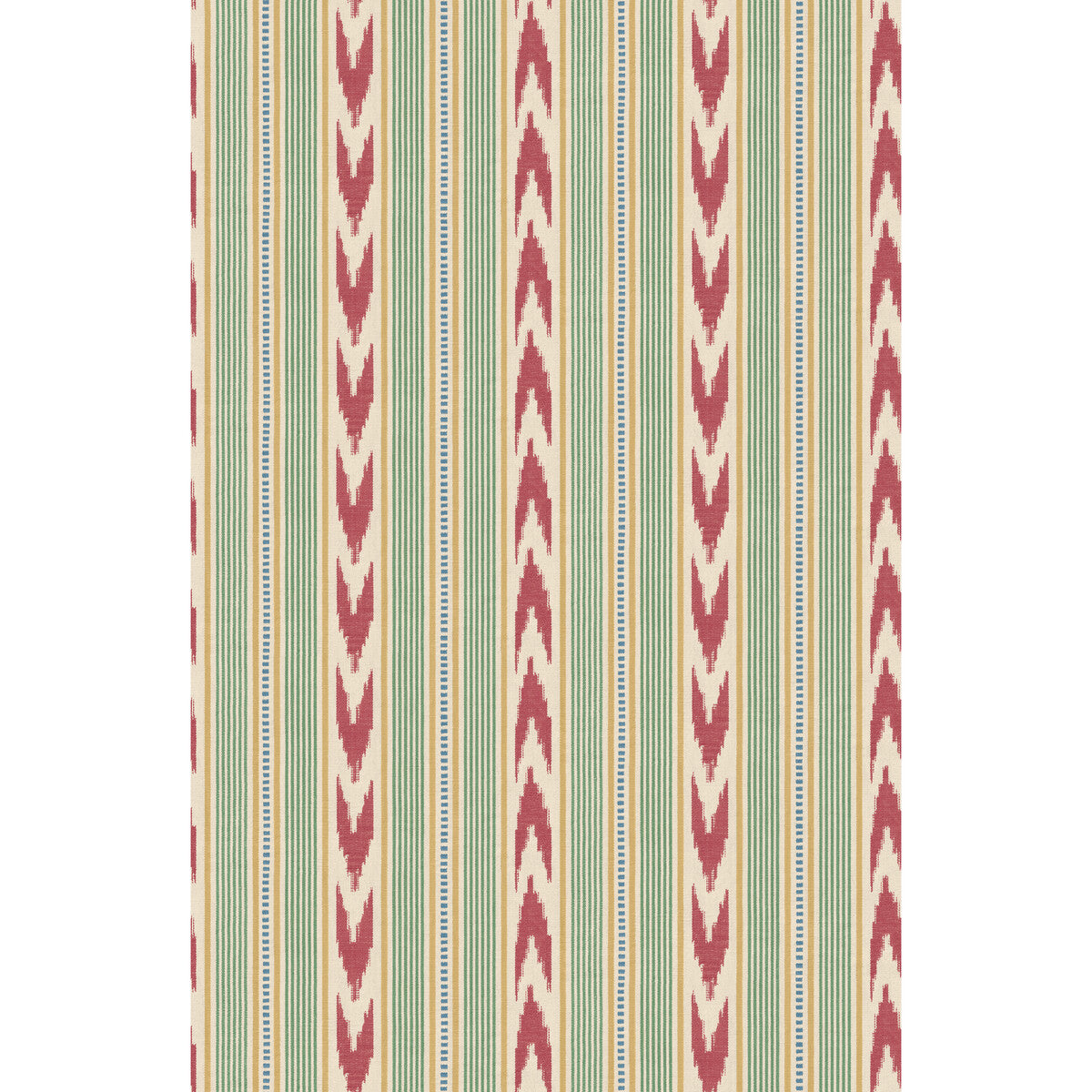 FG127-V90 NEWPORT STRIPE RED/GREEN MULBERRY Wallpaper