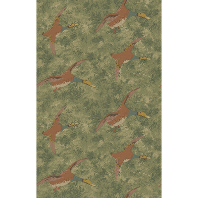FG128-R106 FOREST DUCKS LOVAT MULBERRY Wallpaper
