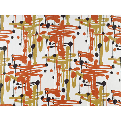 GDT5132-005 PENSACOLA NARANJA/ONYX GASTON Y DANIELA Fabrics Drapery Upholstery