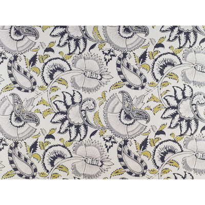 GDT5133-002 ORLANDO GRIS/AMARILL GASTON Y DANIELA Fabrics Drapery Upholstery