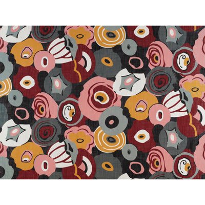 GDT5134-004 FLAMINGO ROSA/VERDE GASTON Y DANIELA Fabrics Drapery Upholstery