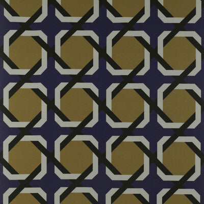 GDT5340-003 PARIONI AZUL/OCRE GASTON Y DANIELA Fabrics Drapery Upholstery