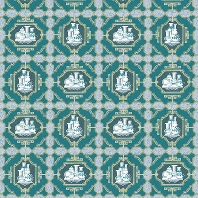 GDT5544-003 PORCELANAS ESMERALDA GASTON Y DANIELA Fabrics Drapery Upholstery