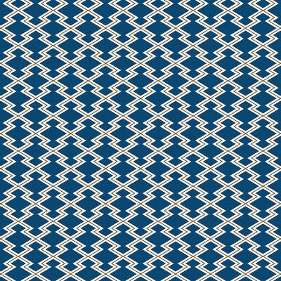 GDT5625-003 HAYAMI AZUL/OCRE GASTON Y DANIELA Fabrics Drapery Upholstery