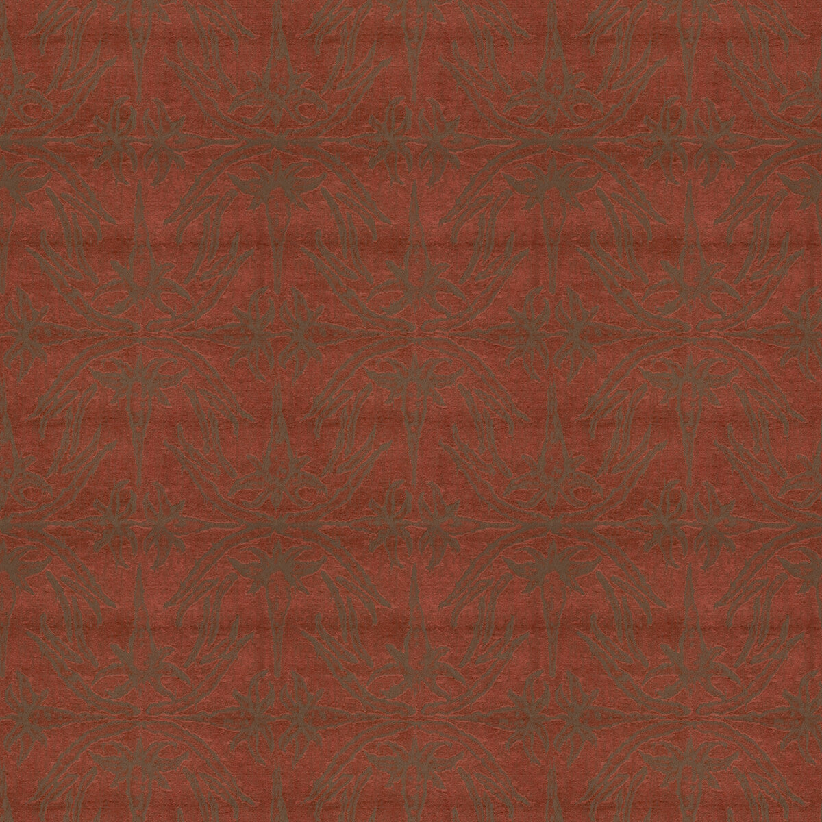 GWF-2926-19 LILY BRANCH RED LEE JOFA MODERN UPHOLSTERY