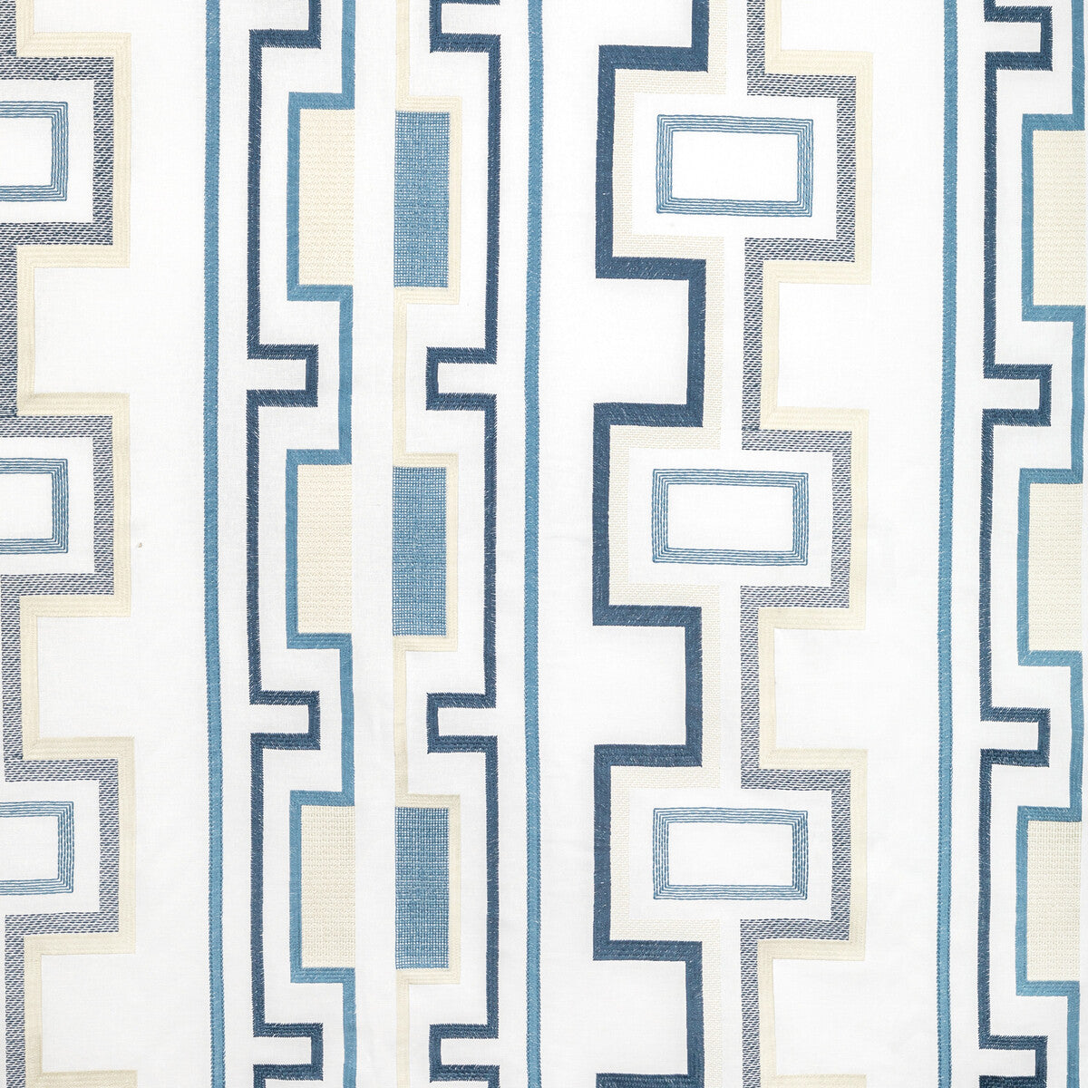 GWF-3779-50 TRITONE EMBROIDERY NAVY LEE JOFA MODERN Fabrics Drapery Upholstery