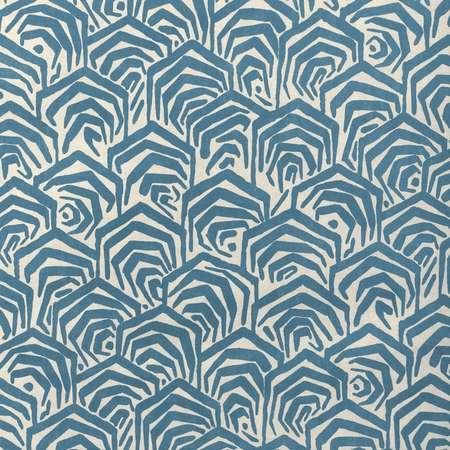 GWF-3807-5 GREENE PRINT Blue Lee Jofa Fabric