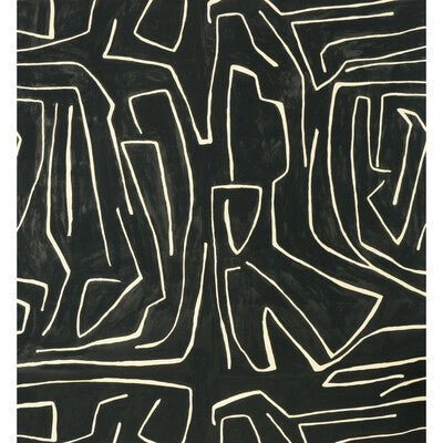 GWP-3501-816 GRAFFITO ONYX/BEIGE LEE JOFA MODERN Wallpaper