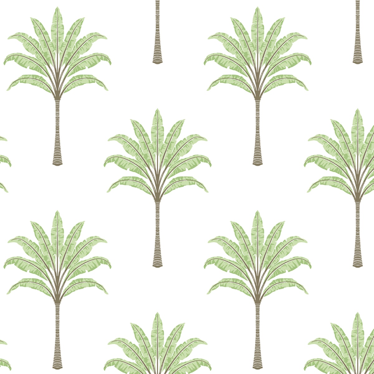 HG10704 Harry & Grace Harry & Grace Peel and Stick Wallpaper Montgomery Palm Green Tea