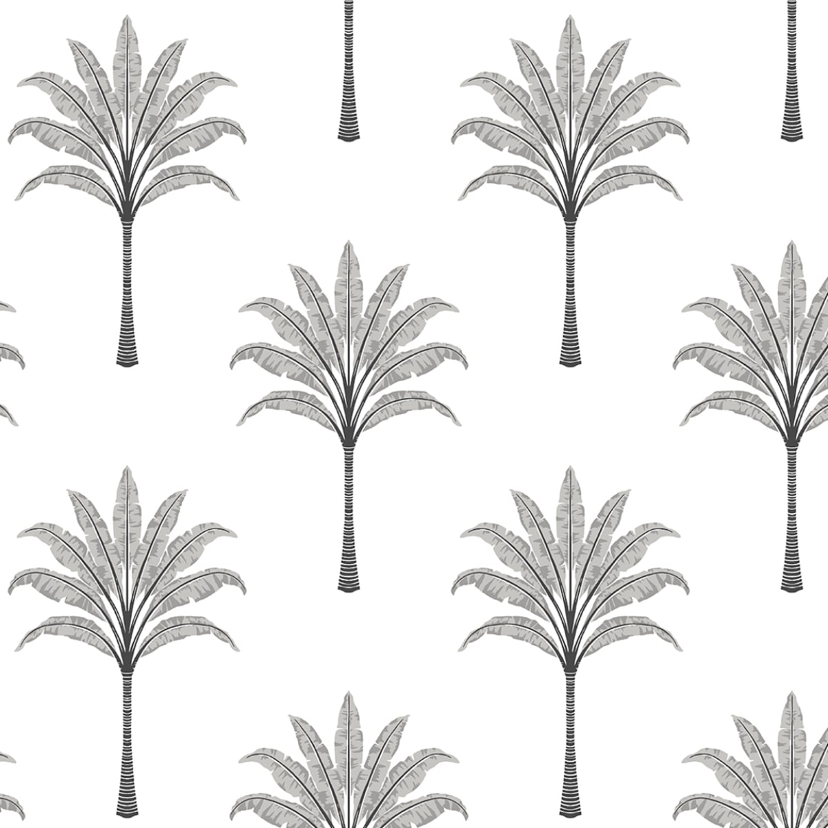 HG10708 Harry & Grace Harry & Grace Peel and Stick Wallpaper Montgomery Palm Harbor Grey