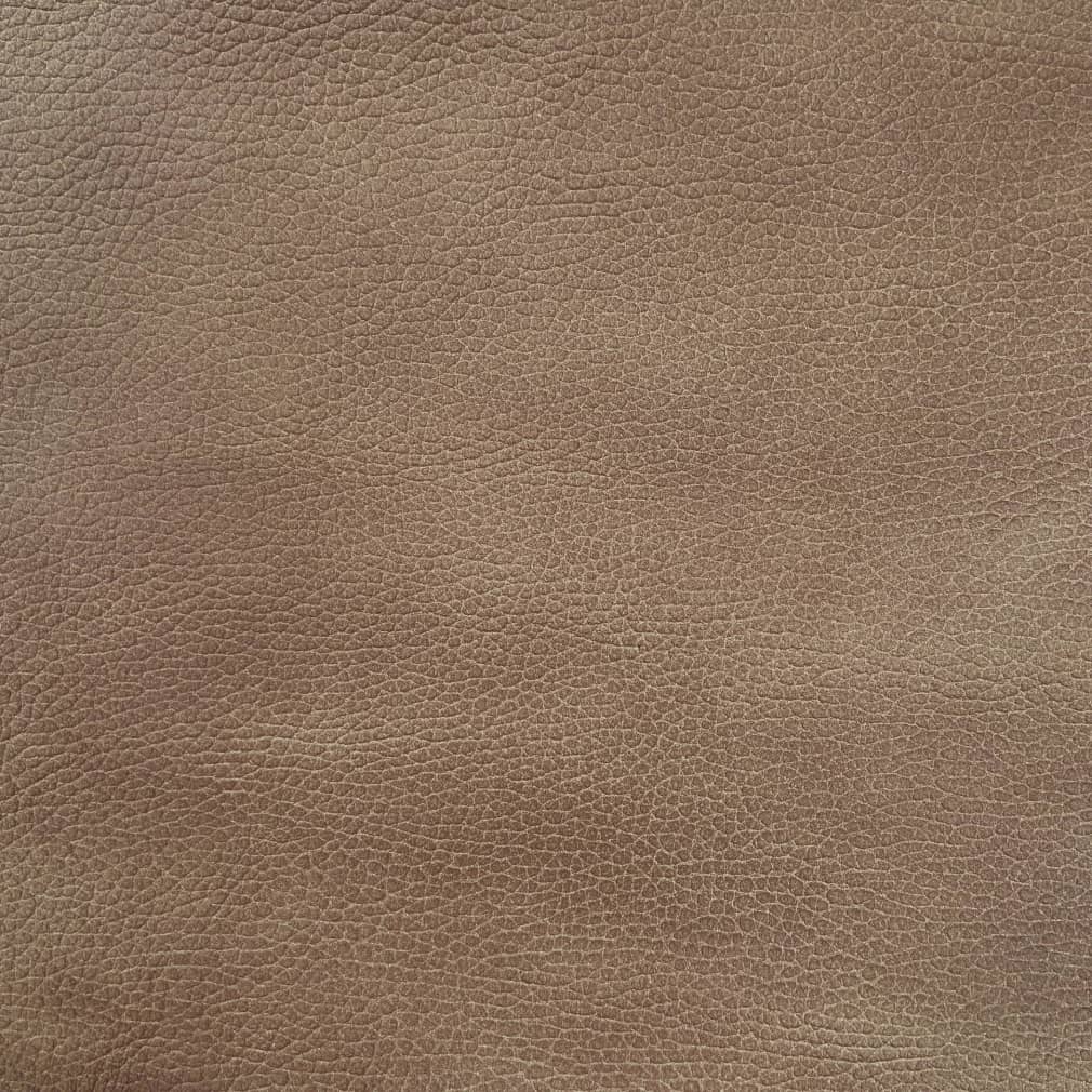 Henry Driftwood Plain,Sheen Brown Charlotte Fabrics Genuine Leather