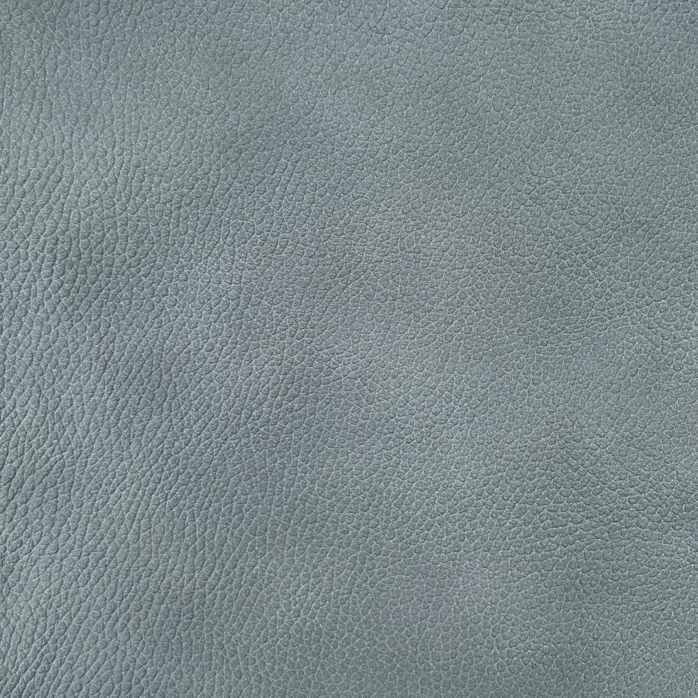 Henry Slate Plain,Sheen Blue Charlotte Fabrics Genuine Leather