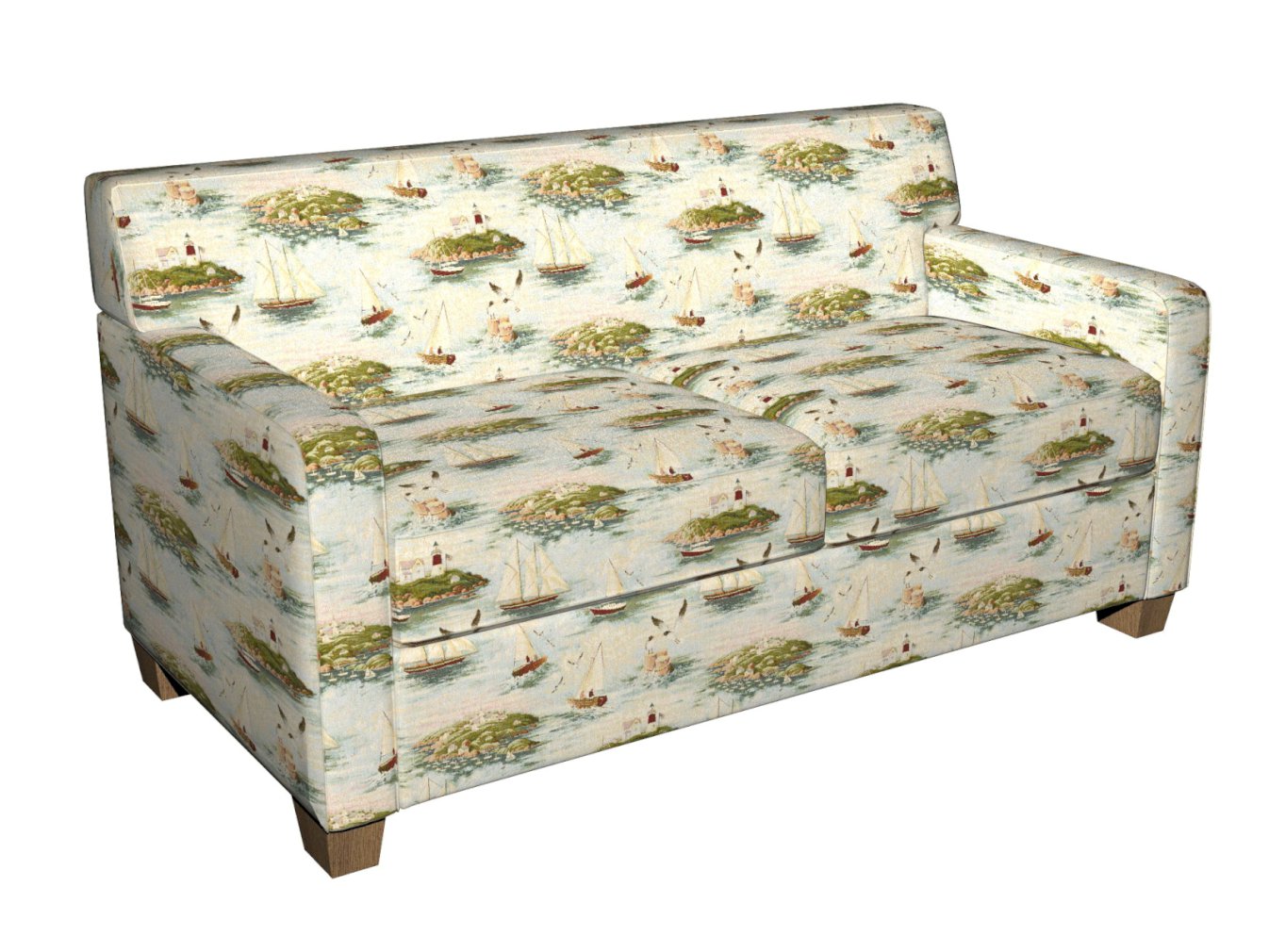 I9600-03 Novelty nan Aqua & Teal Charlotte Fabrics