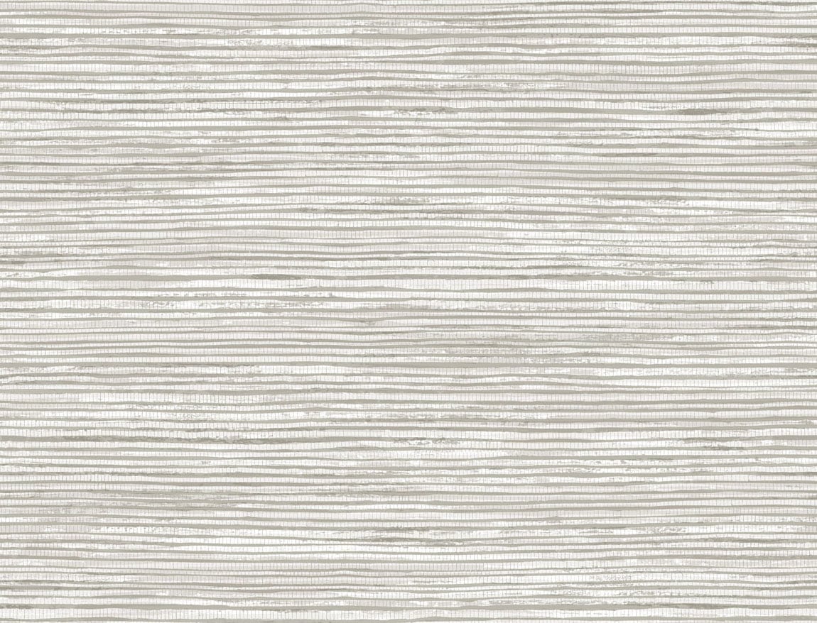 LN10308 Lillian August Luxe Retreat Wallpaper Osprey Faux Grasscloth Cove Gray and Silver