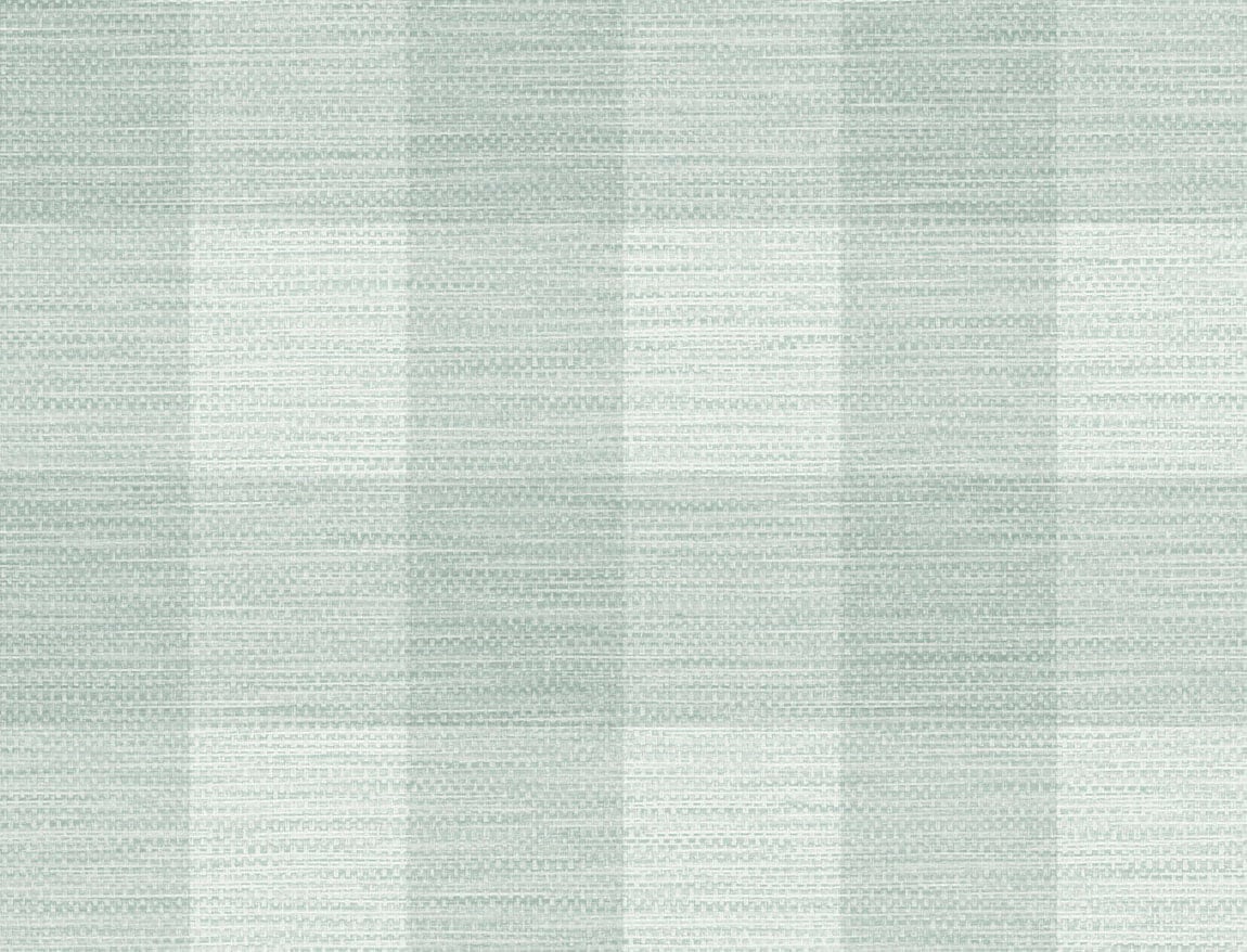 LN10804 Lillian August Luxe Retreat Wallpaper Rugby Gingham Sea Glass