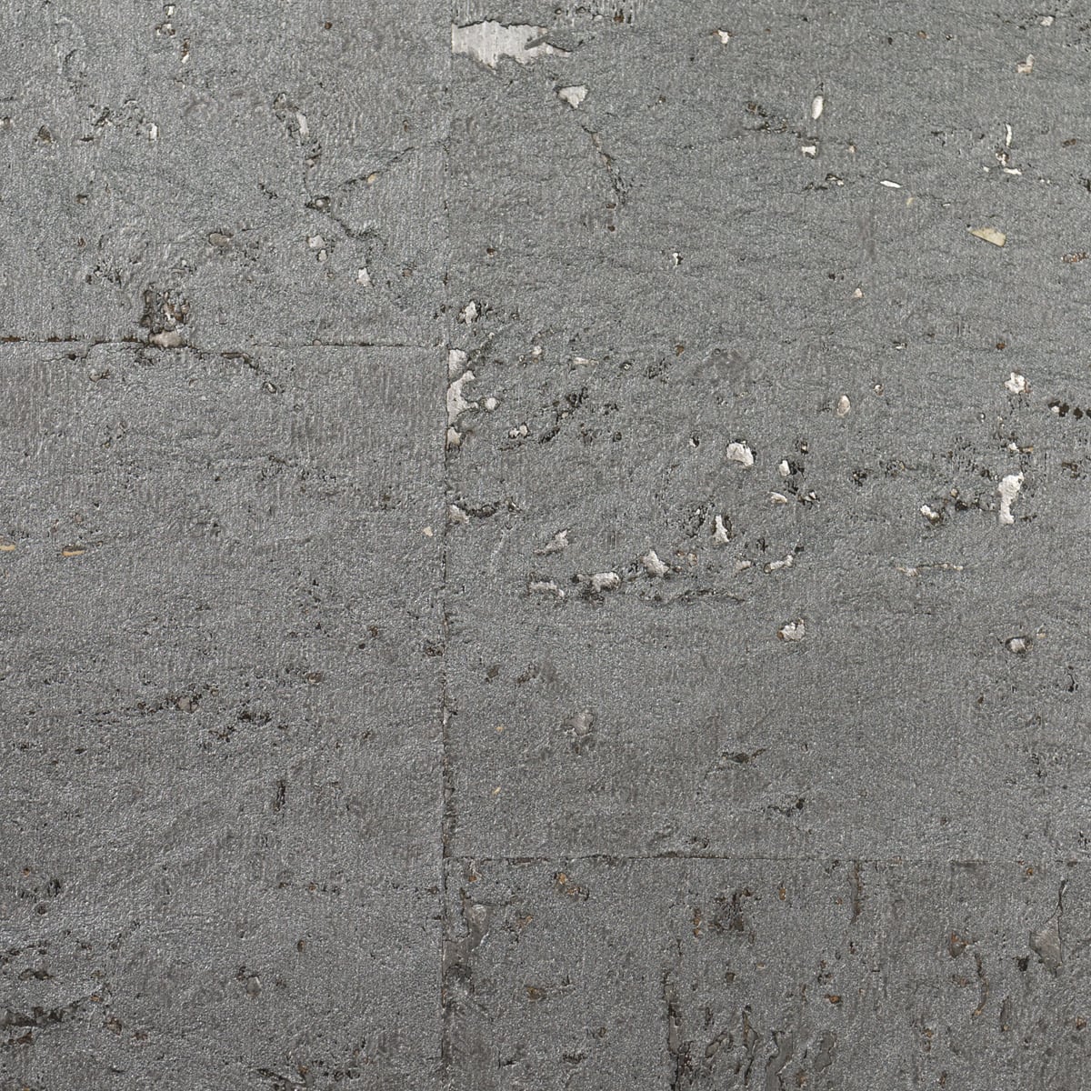 LN11861 Lillian August Lillian August Grasscloth Binder Wallpaper Cork Graphite & Metallic Silver