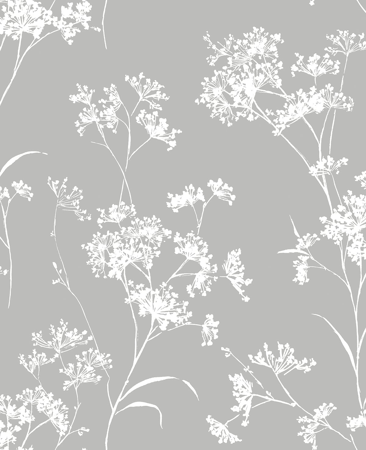 LN30508 Lillian August Lillian August Peel and Stick Wallpaper Floral Mist Alloy