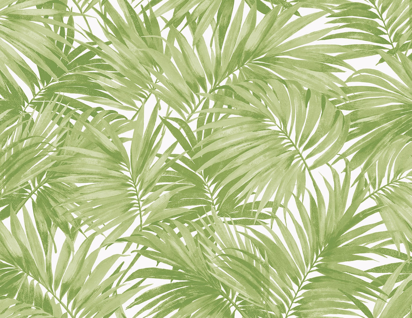LN40704 Lillian August Coastal Haven Wallpaper Cordelia Tossed Palms Spring Green