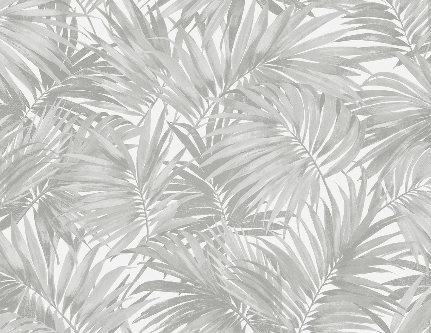 LN40708 Lillian August Coastal Haven Wallpaper Cordelia Tossed Palms Argos Grey