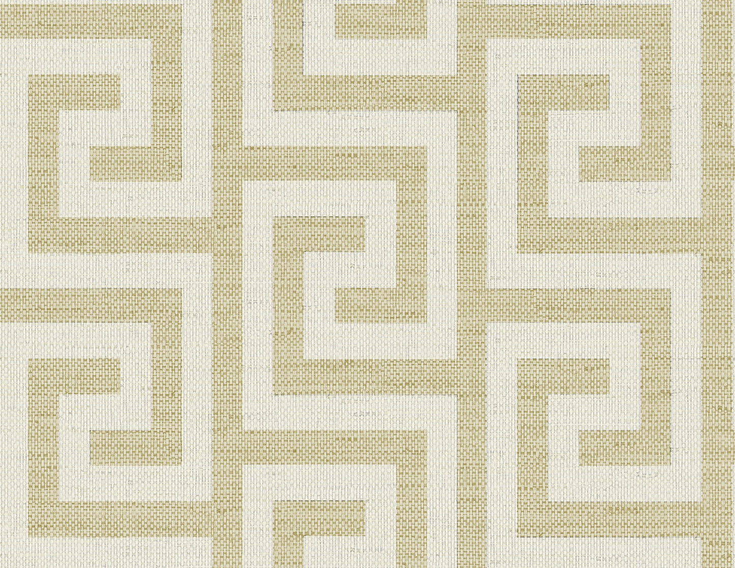 LN41203 Lillian August Coastal Haven Wallpaper Luna Retreat Greek Key Golden