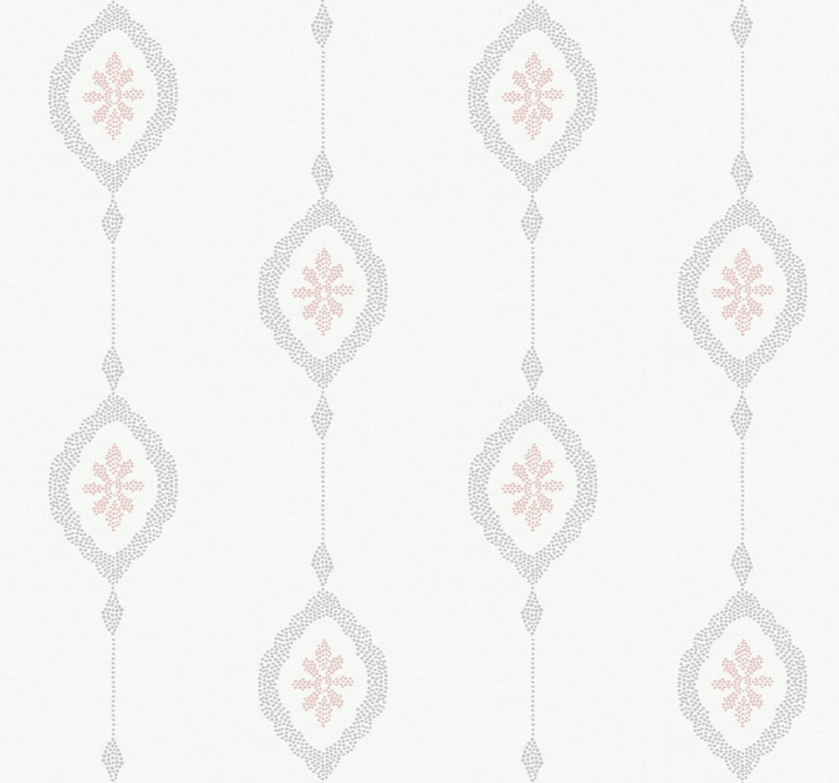 MB30501 Seabrook Designs Beach House Wallpaper Sand Dollar Stripe Pink Sunset